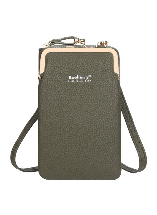 Korean Mobile Phone Bag Vertical Women's Bag Fashion Senior Sense Women's Single Shoulder Crossbody Bag Purse