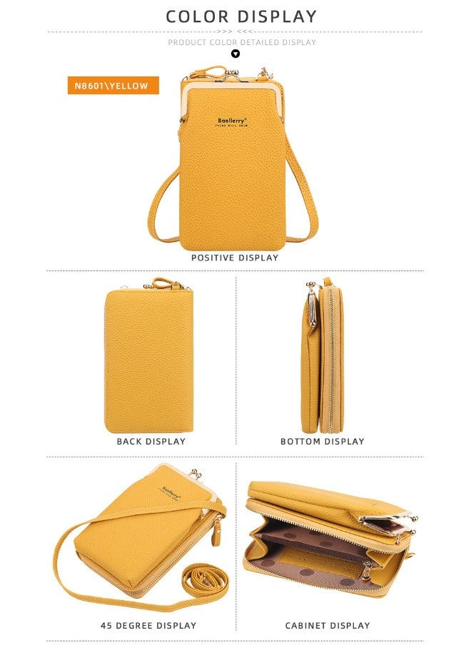 Korean Mobile Phone Bag Vertical Women's Bag Fashion Senior Sense Women's Single Shoulder Crossbody Bag Purse