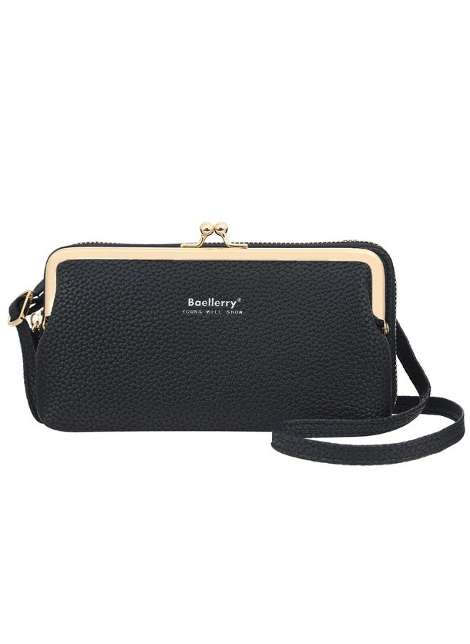 Mobile Phone Bag for Women Fashion Bag Zipper Shoulder Bag Skew Straddle Purse Zipper Purse for Women