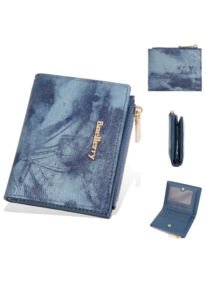 Women's Purse Short Fashion Zipper Buckle Wallet Multi-card Coin Purse Woman