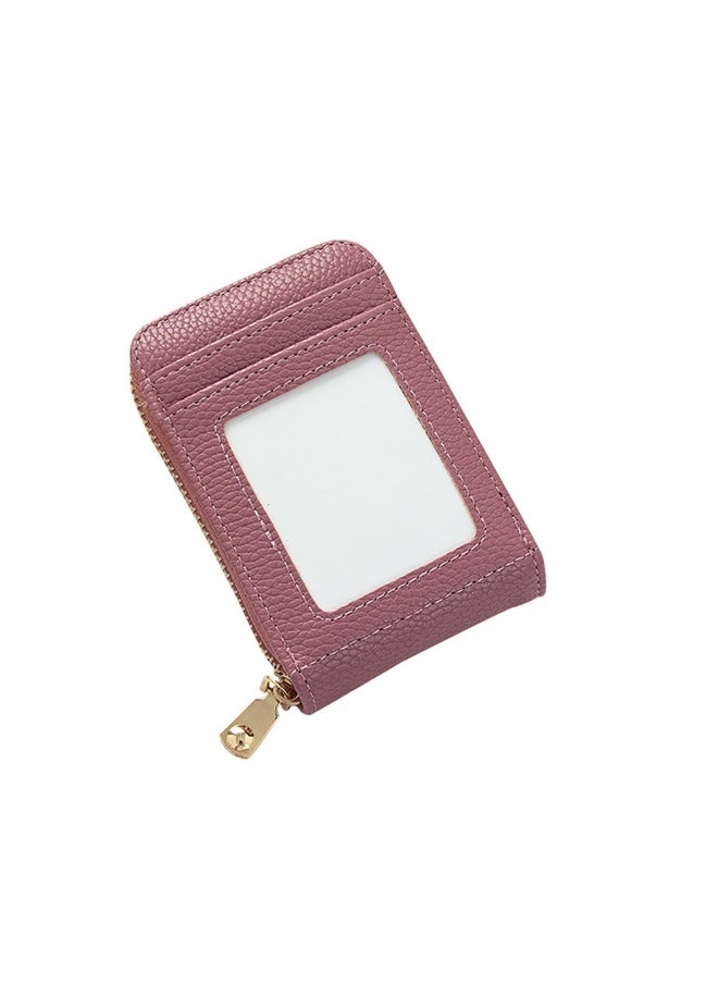Card Bag Lady Korean Anti-degaussing Solid cColor Driving License Mini Simple Multi-functional Compact Card Bag Card Cover Female