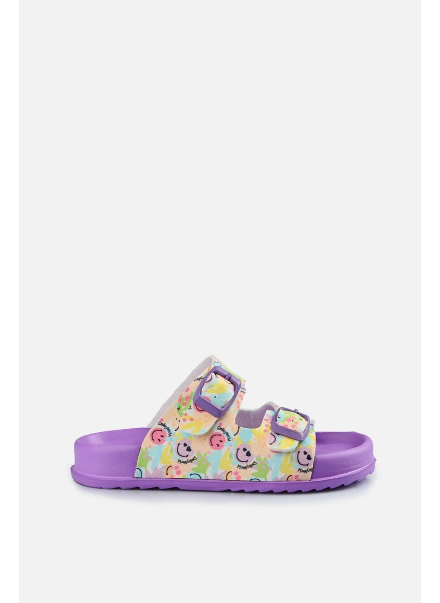 Gibli Lilac Kids Slippers