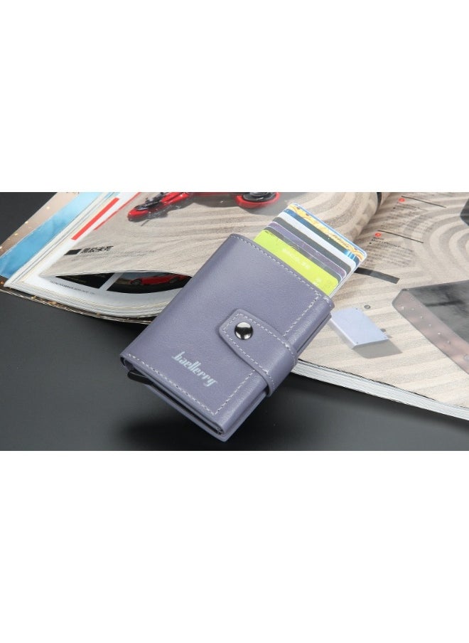 Men's Card Bag Anti-degaussing Aluminum Box Advanced Sense Multi-function Card Clip Multi-card Card Sleeve