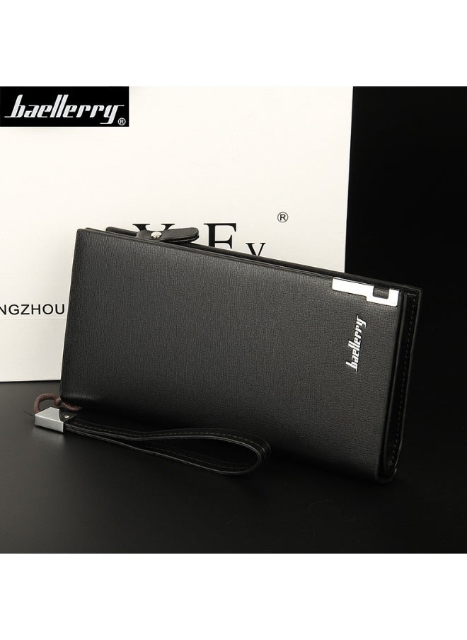 Men's Wallet Long Zipper Multi-functional Wear-resistant Wallet Business Advanced Sense Handbag