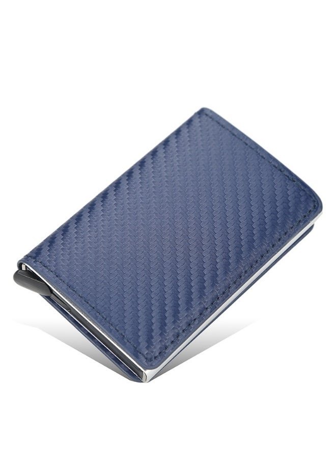 Men's Card Bag Card Sleeve Anti-degaussing RFID Wutomatic Card Men's Bank Card Clip Wallet