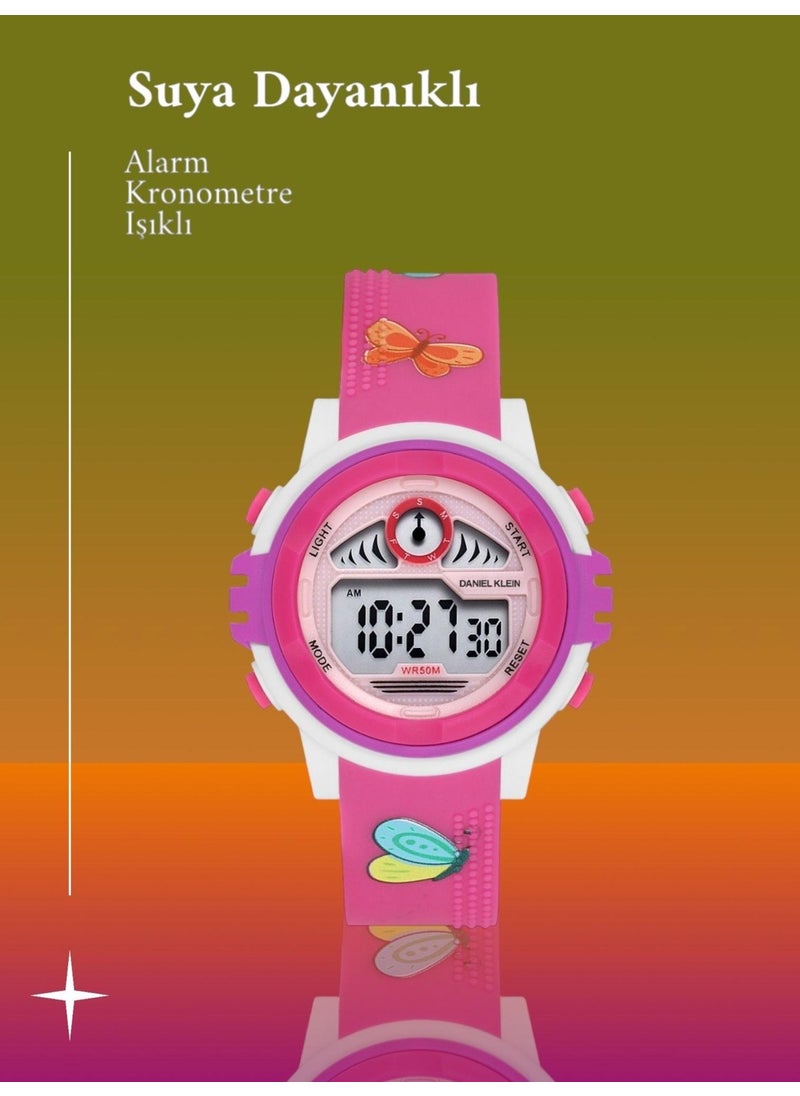Digital New Season Alarm-Stopwatch-Lighting Featured Children's Wristwatch DK.DJT.1003