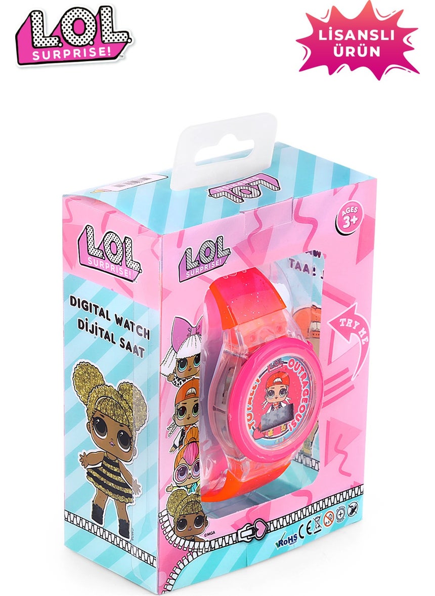 Licensed L.O.L. SURPRISE! LOL7210 Kids Pink Light Children's Wristwatch
