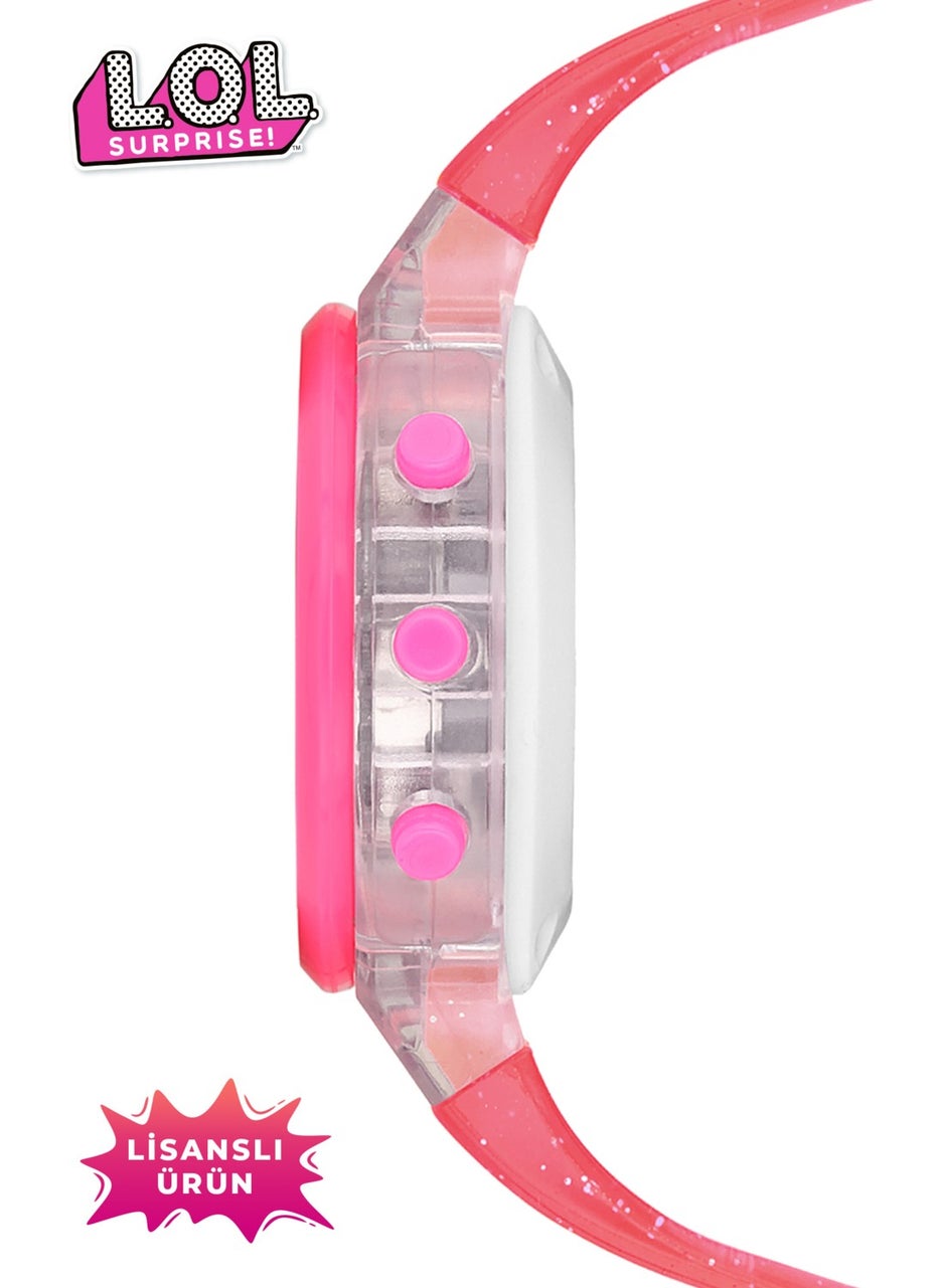 Licensed L.O.L. SURPRISE! LOL7210 Kids Pink Light Children's Wristwatch