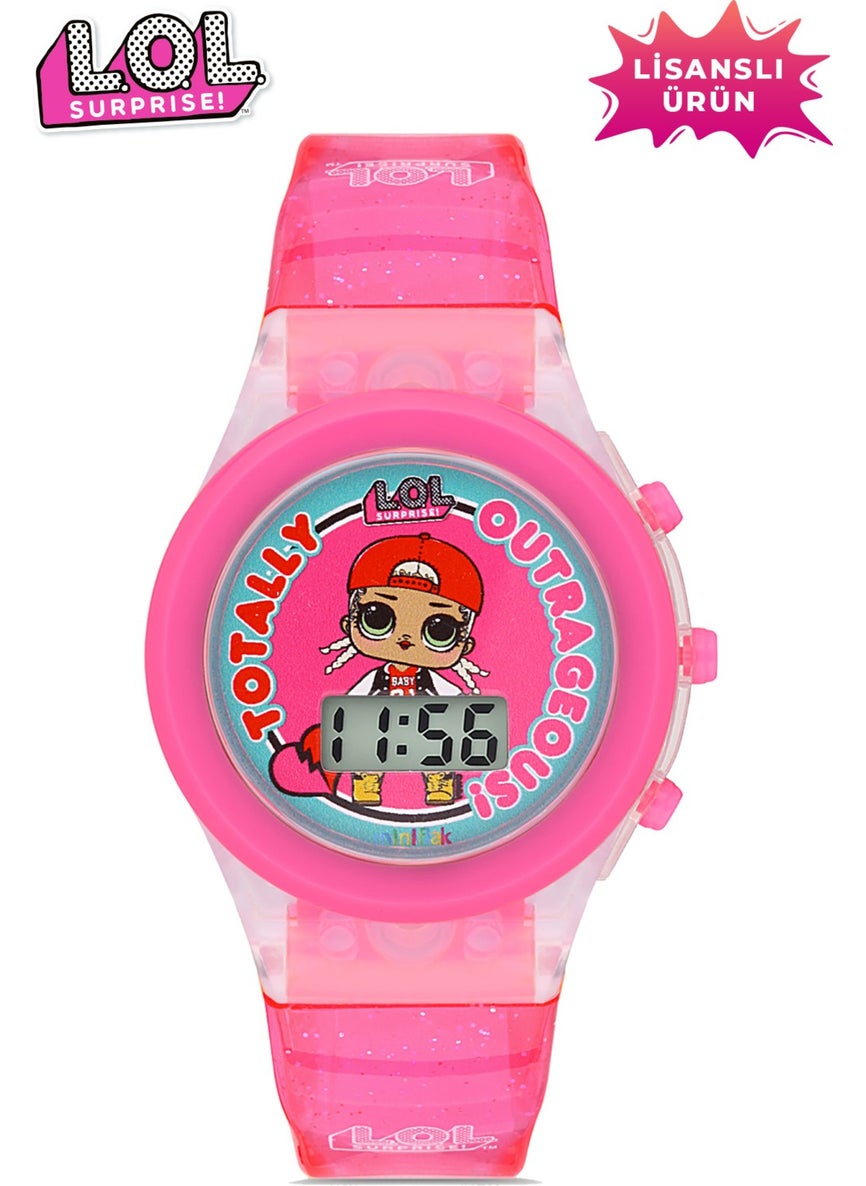 Licensed L.O.L. SURPRISE! LOL7210 Kids Pink Light Children's Wristwatch