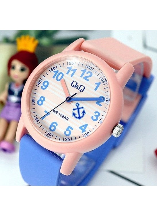 QCG4902 Waterproof Numbered Girls Wristwatch