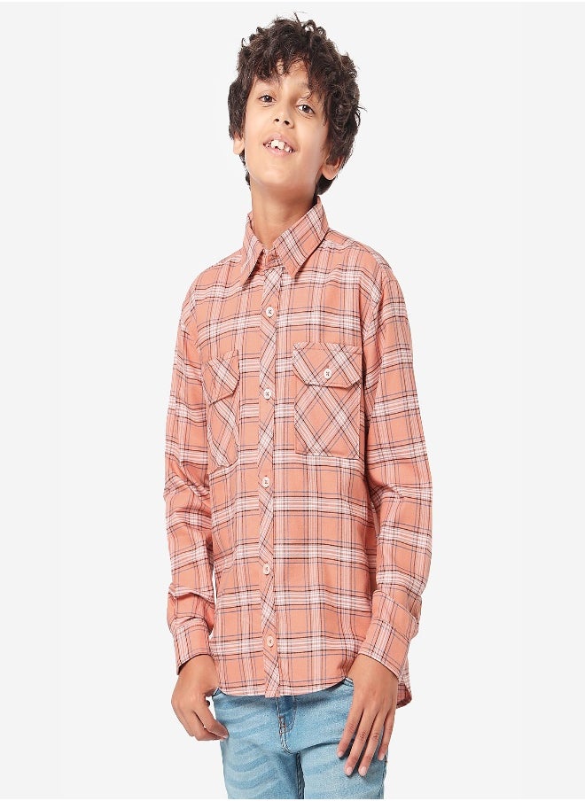 Boys Checkered Shirt