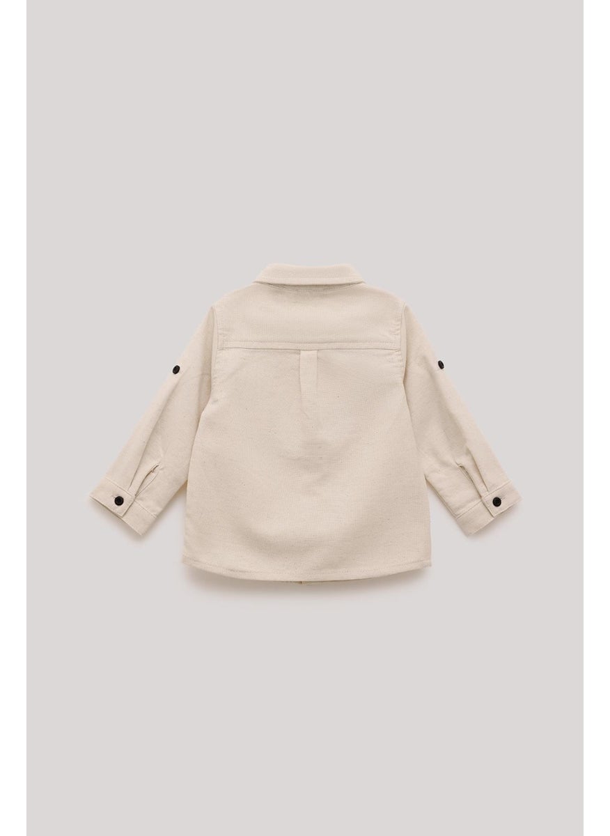 Bg Store Baby Boy Ecru Shirt