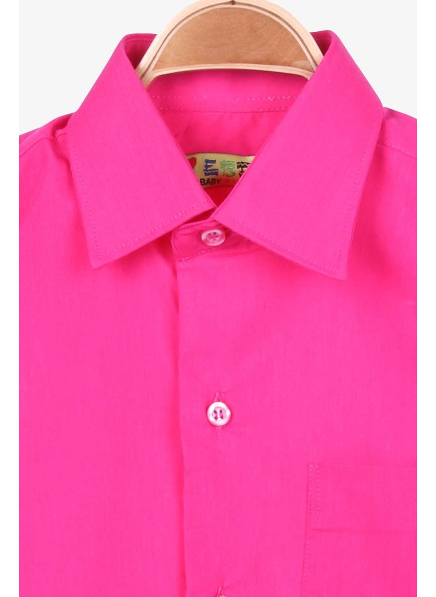 Boy's Shirt Basic 6-10 Years, Pink