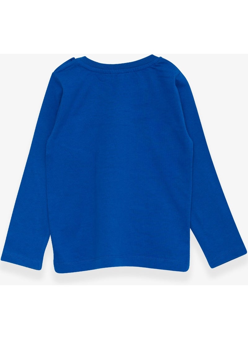 Baby Boy Long Sleeve T-Shirt with Pocket Sax (9 Months-3 Years)
