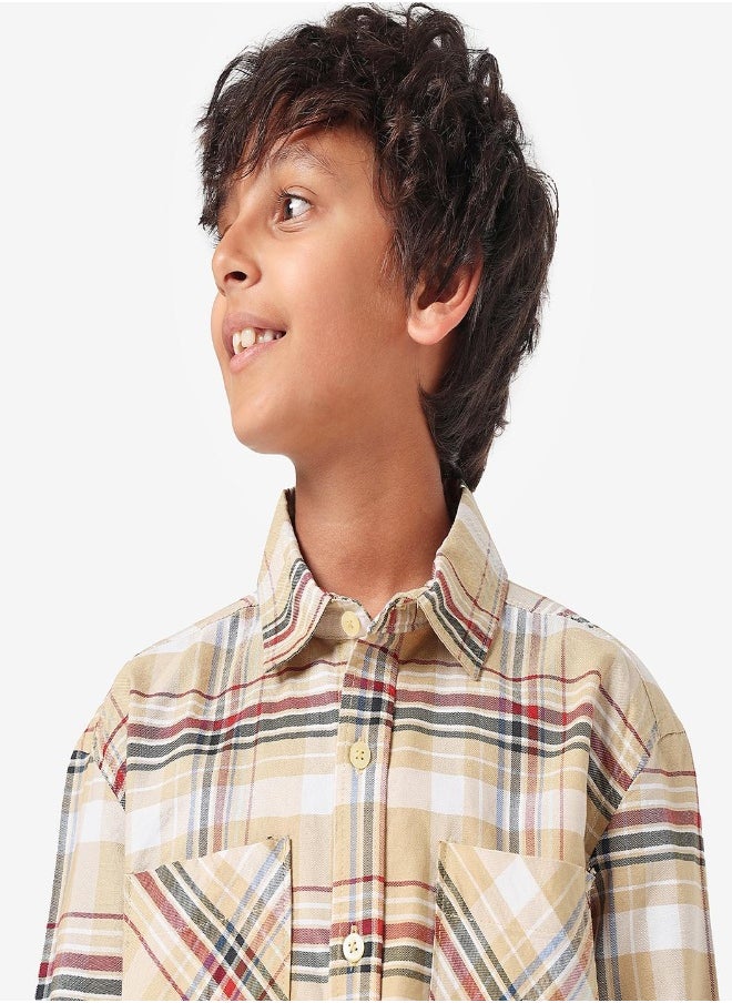 Boys Checkered Shirt