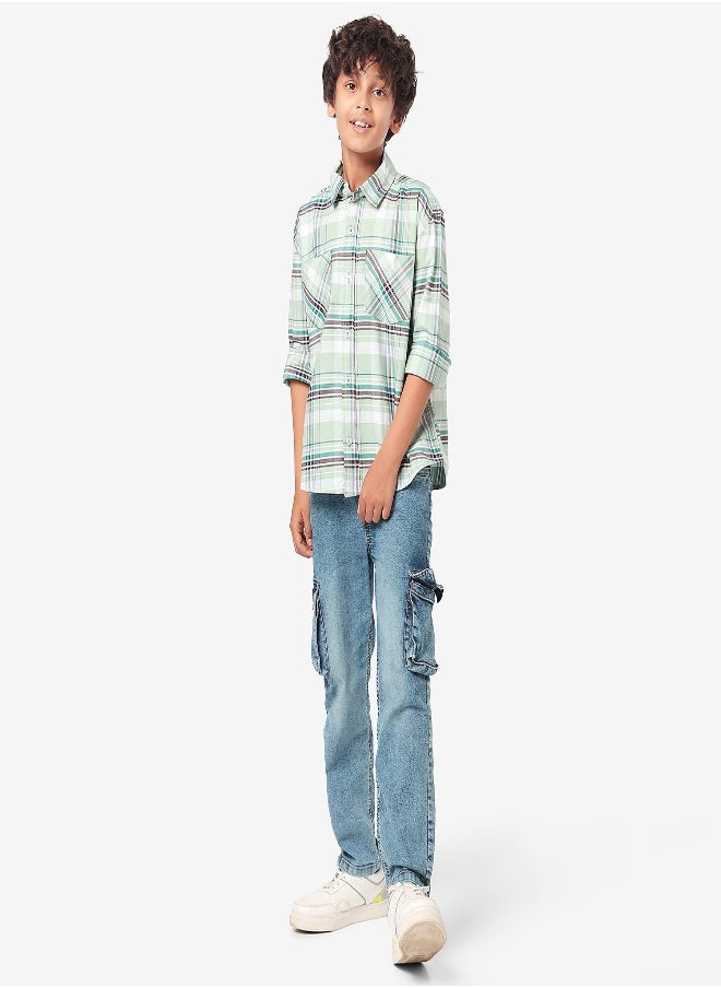 Boys Checkered Shirt