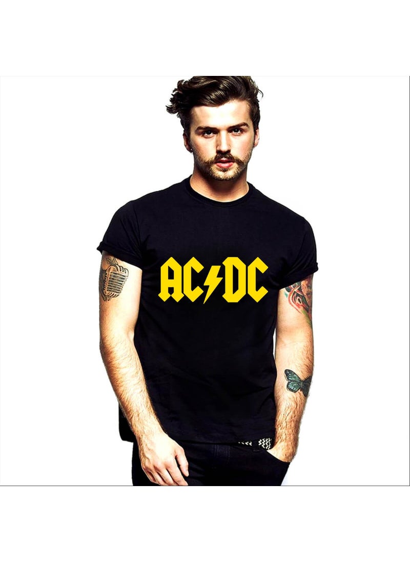 Acdc Logo Black Short Sleeve T-Shirt