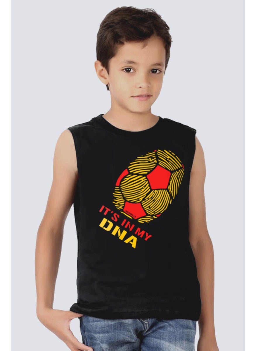 My Colors Are Lion Black Short Sleeve Boys T-Shirt