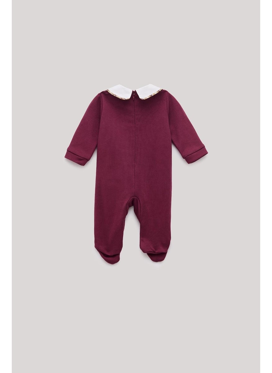 Bg Store Baby Boy Burgundy Overalls
