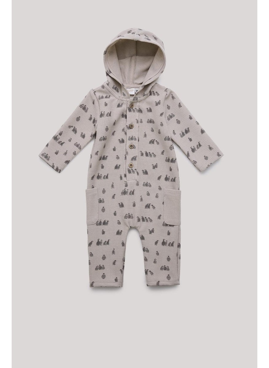 Bg Store Baby Boy Patterned Overalls
