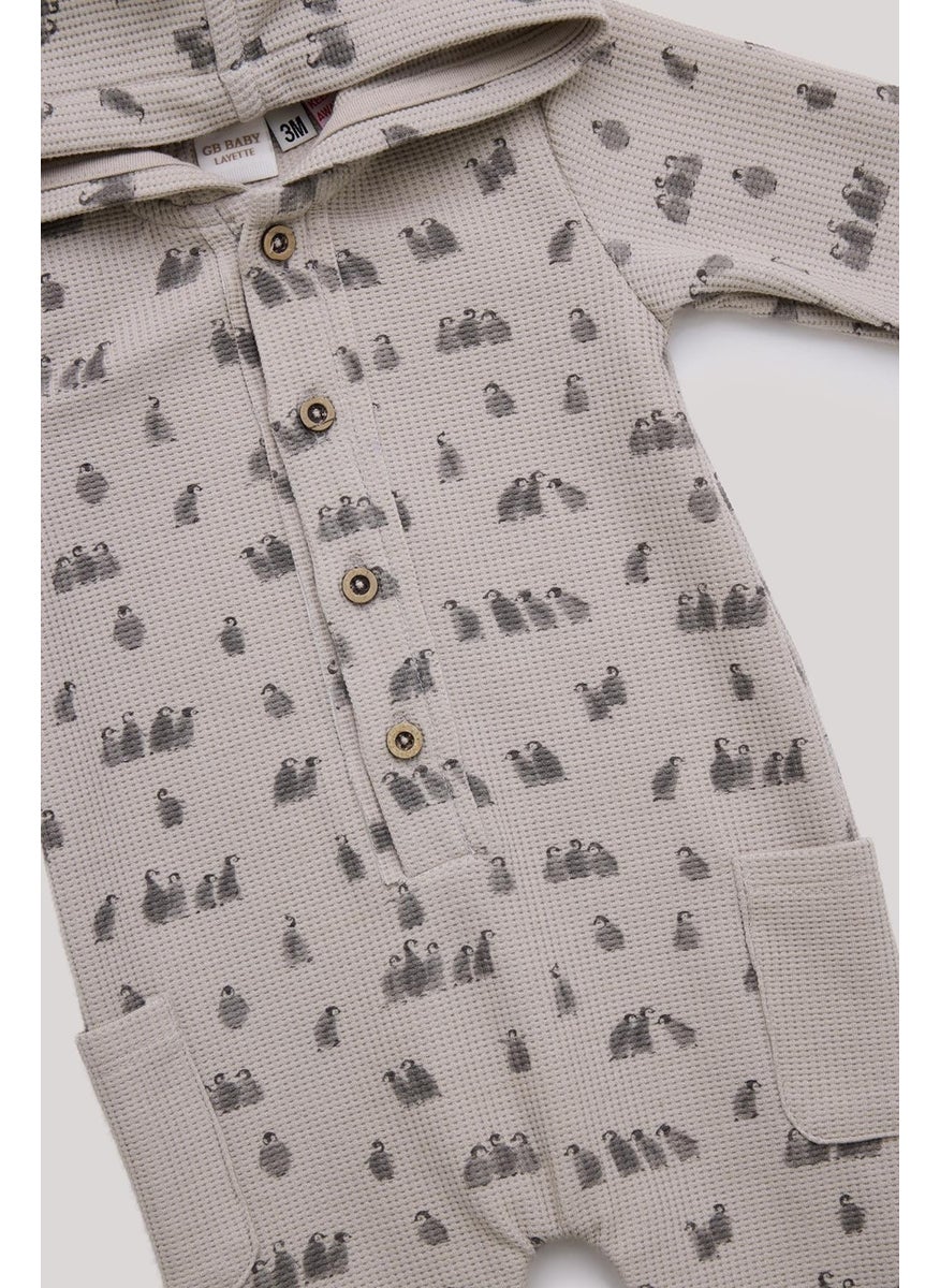 Bg Store Baby Boy Patterned Overalls