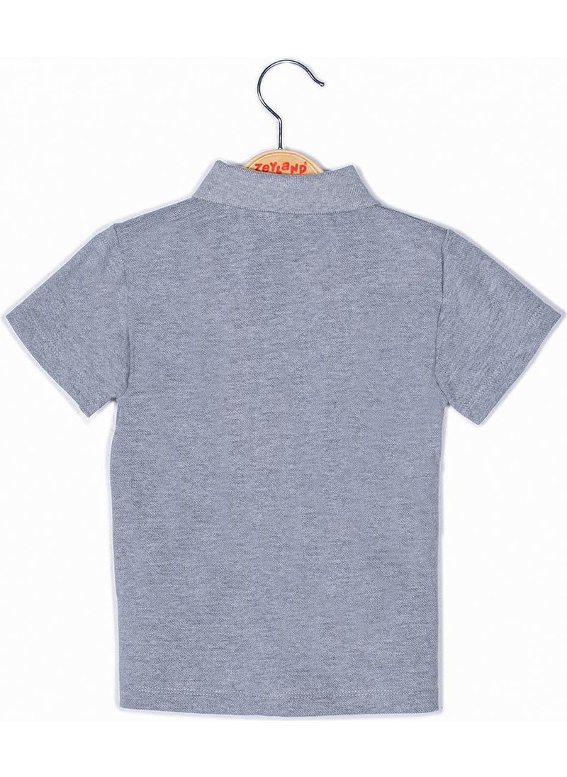 Unisex Kids Polo Neck Short Sleeve T-Shirt
