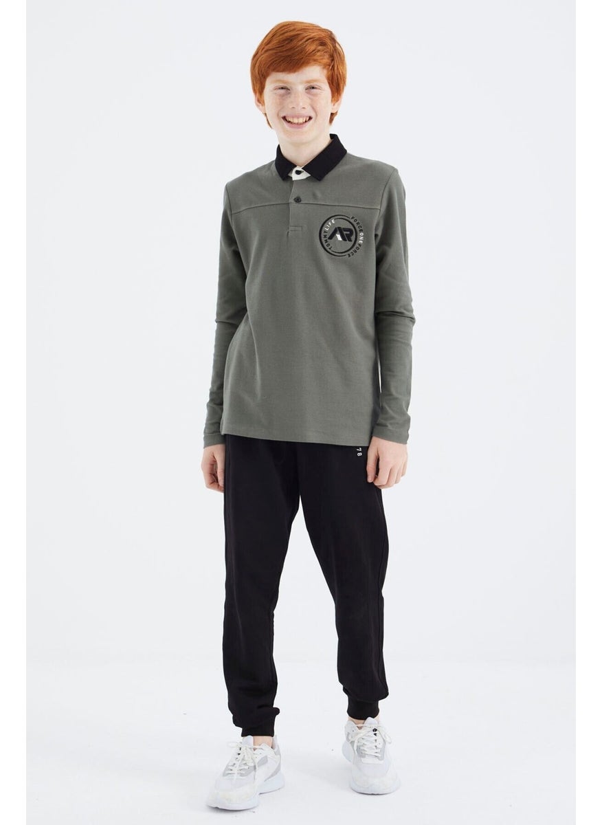 Cagla Polo Collar Boy T-Shirt - 11172