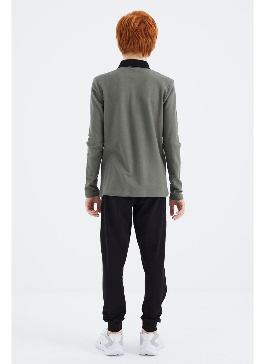 Cagla Polo Collar Boy T-Shirt - 11172