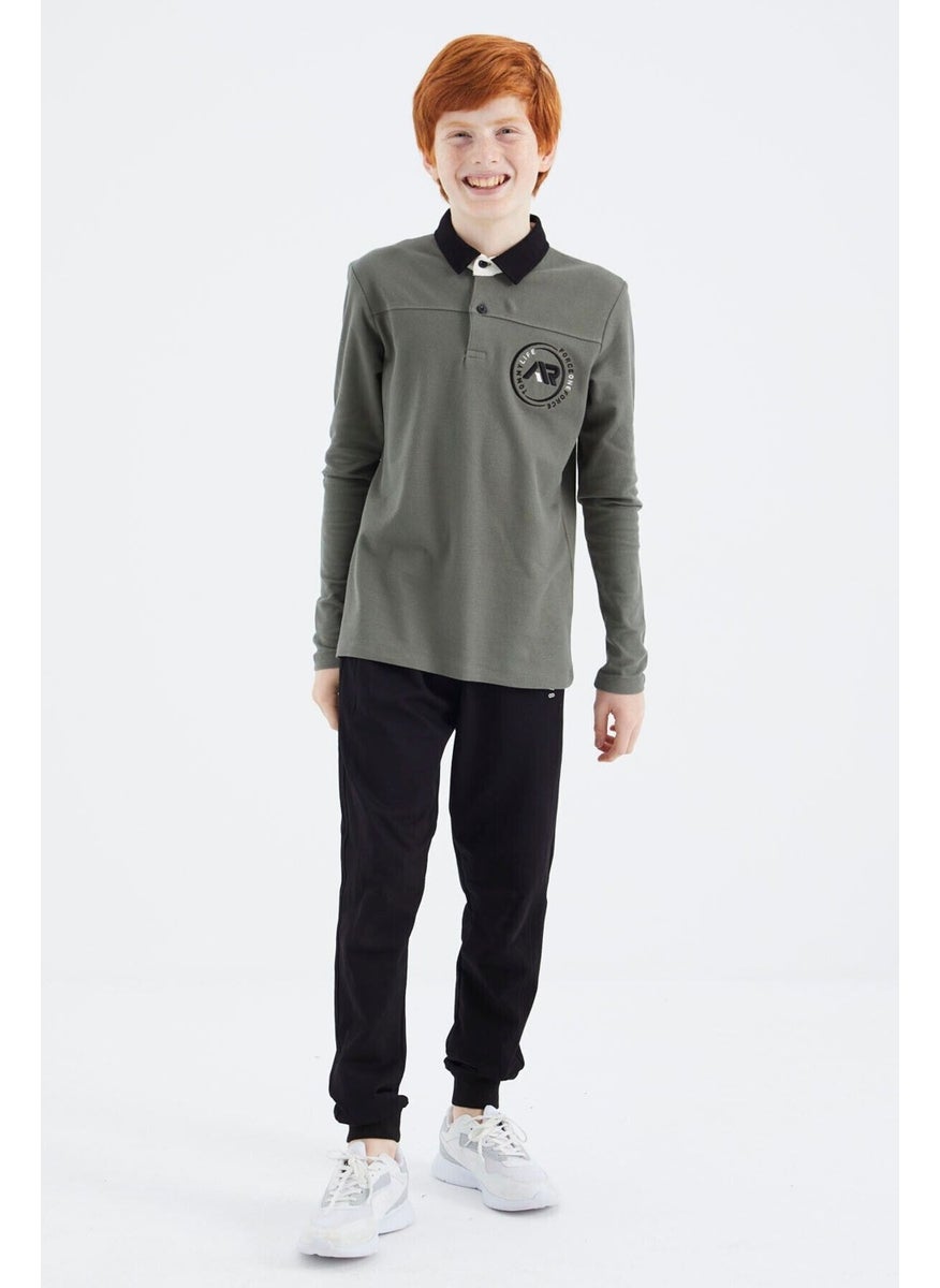Cagla Polo Collar Boy T-Shirt - 11172