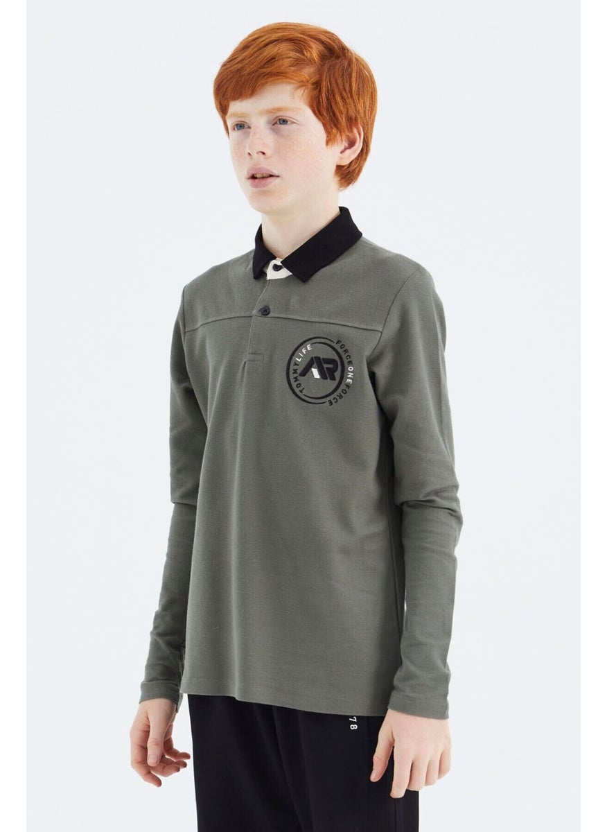 Cagla Polo Collar Boy T-Shirt - 11172