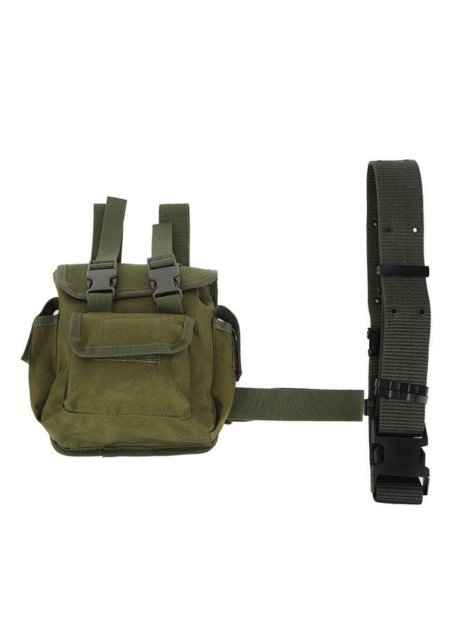 Outdoor Nylon Tactics Sport Thigh Leg Bag Shoulder Hip Package for Hiking Camping