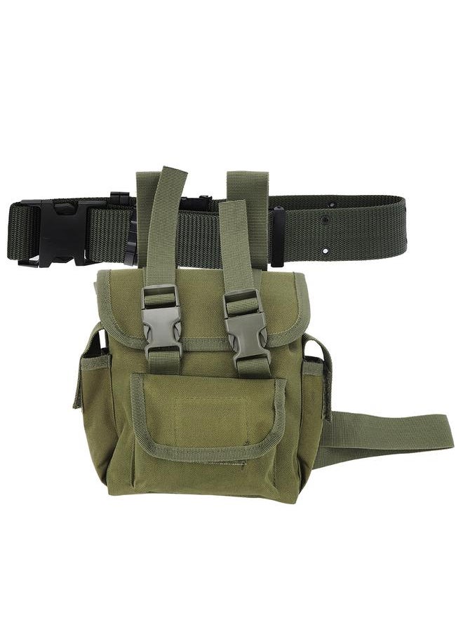 Outdoor Nylon Tactics Sport Thigh Leg Bag Shoulder Hip Package for Hiking Camping