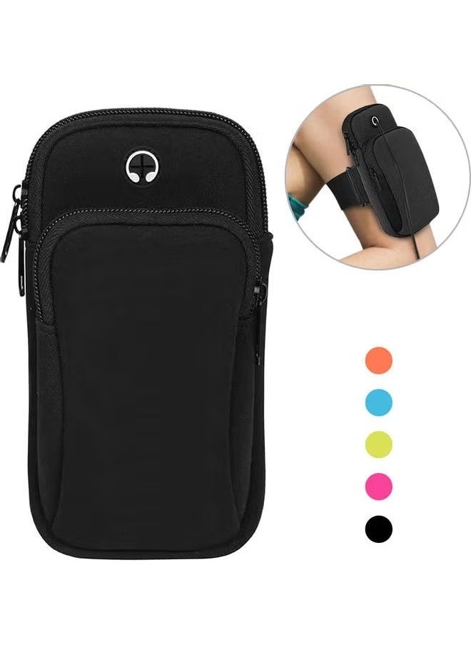 Multifunctional Phone Arm Band Gym Phone Holder Phone Arm Case Running Band Outdoor Running Bag Waterproof Riding Bag Women Men Sport Bag Arm Bag Cellphone Pouch Wrist Bag Fitness Equipment 24*4*14cm