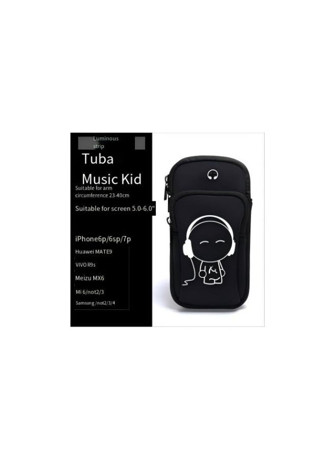 Multifunctional Phone Arm Band Gym Phone Holder Phone Arm Case Running Band Outdoor Running Bag Waterproof Riding Bag Women Men Sport Bag Arm Bag Cellphone Pouch Wrist Bag Fitness Equipment 24*4*14cm