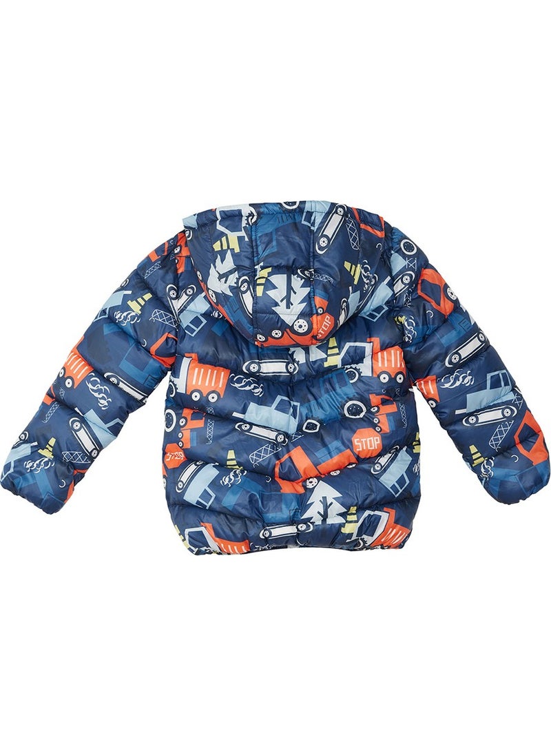 Cars Boy Water Repellent Hooded Coat
