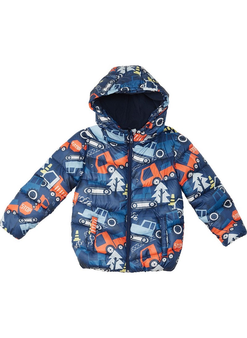 Cars Boy Water Repellent Hooded Coat