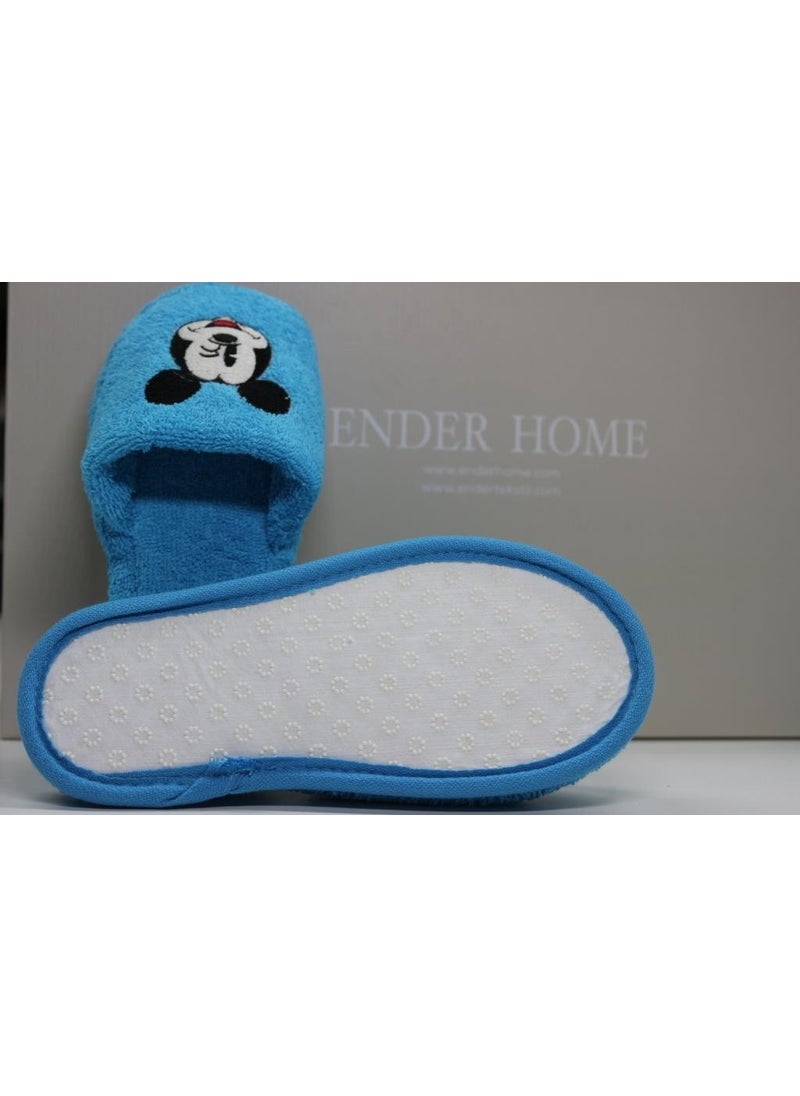 Mouse Embroidered Children's Slippers Pool Bathroom Hotel Boys' House Slippers