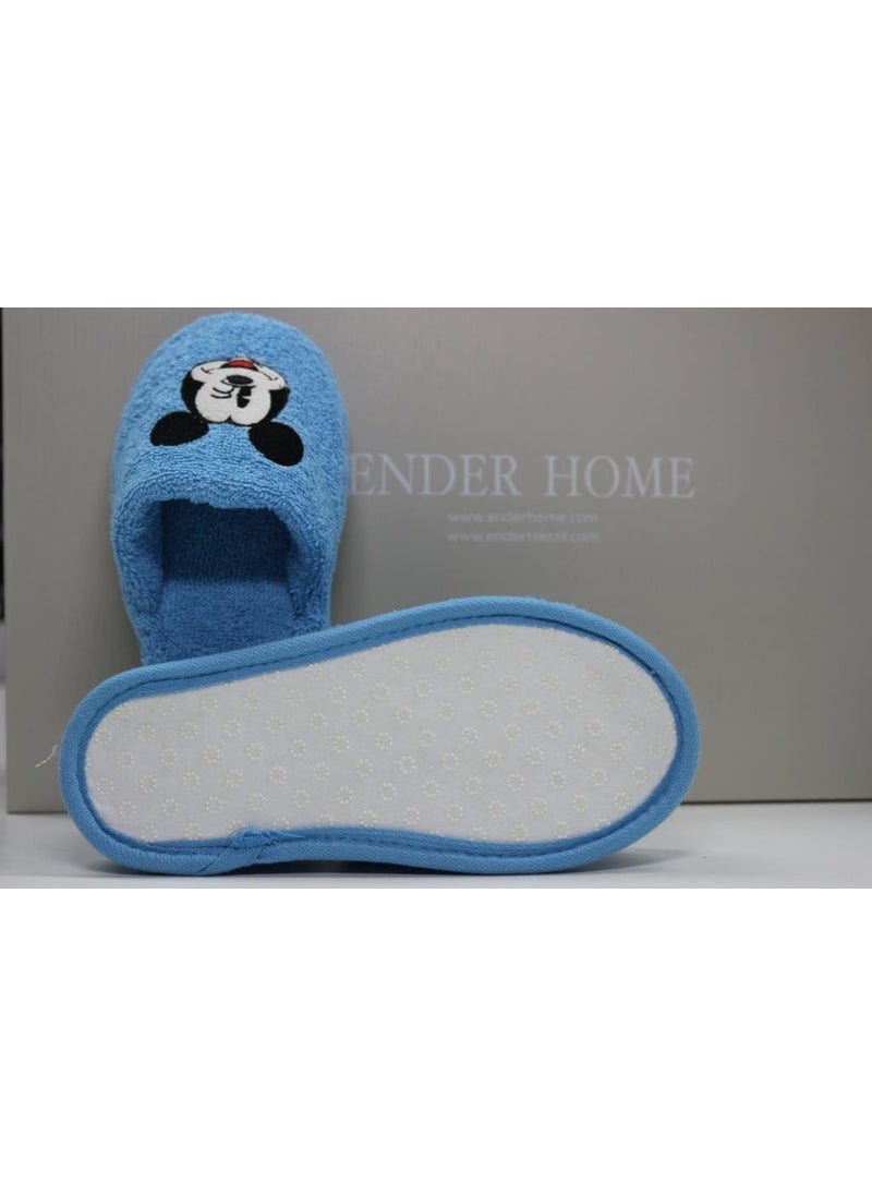 Mouse Embroidered Children's Slippers Pool Bathroom Hotel Boys' House Slippers