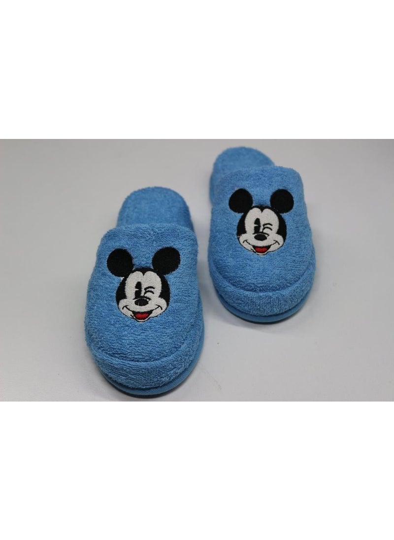 Mouse Embroidered Children's Slippers Pool Bathroom Hotel Boys' House Slippers