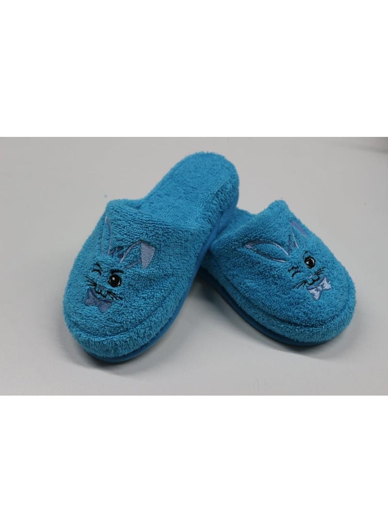 Rabbit Embroidery Children's Slippers Pool Bathroom Hotel Boys' House Slippers