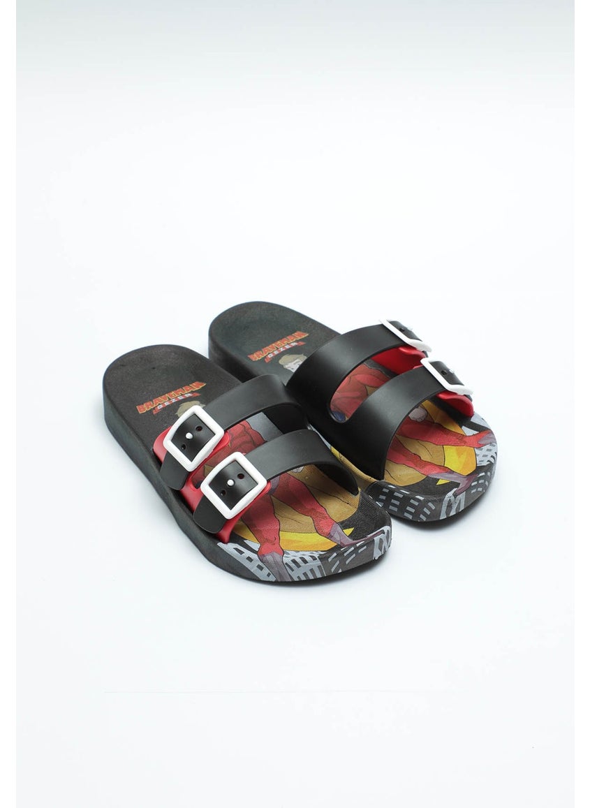 Summer Braveman Non-Slip Sole Two Buckle Boys' Slippers