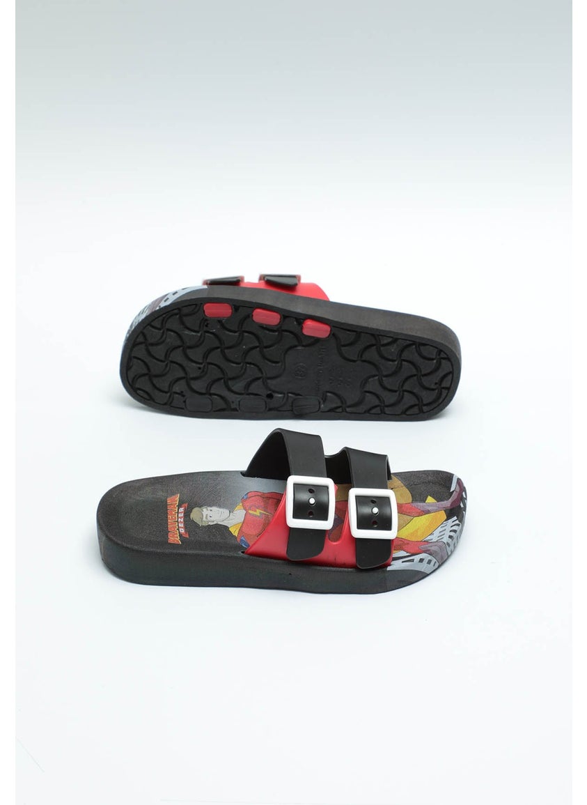 Summer Braveman Non-Slip Sole Two Buckle Boys' Slippers