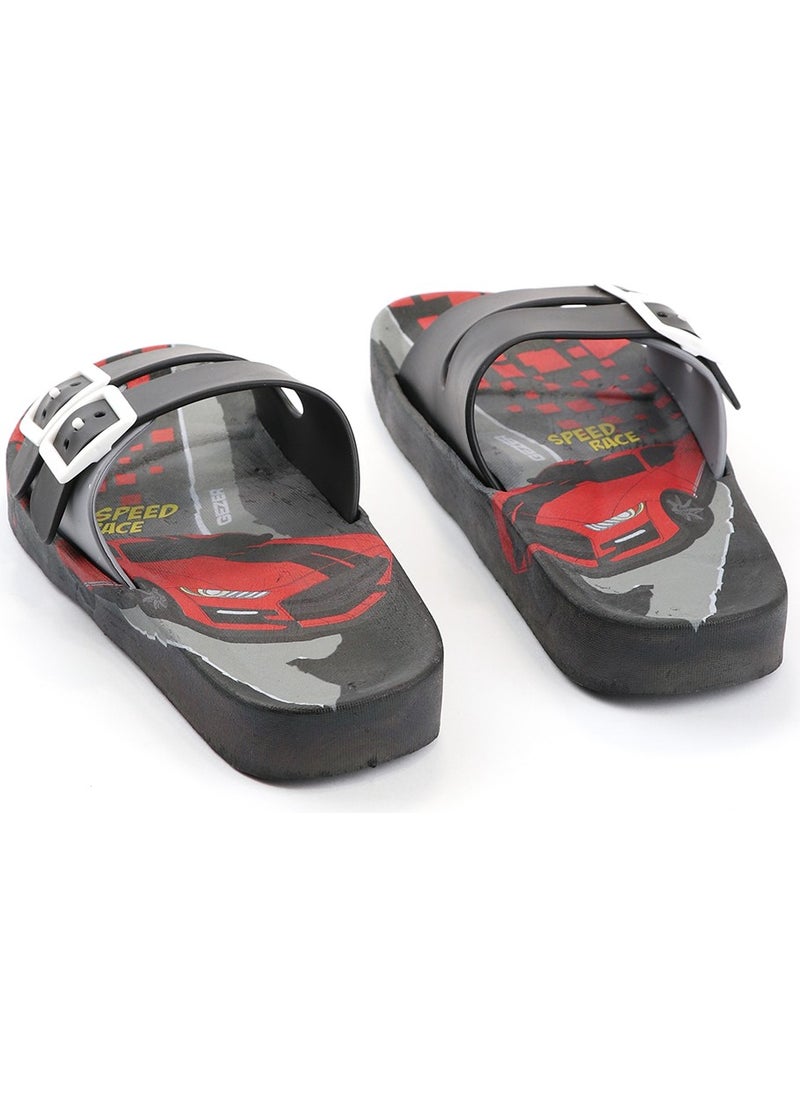 Summer Non-Slip Sole Two Buckle Boys' Slippers