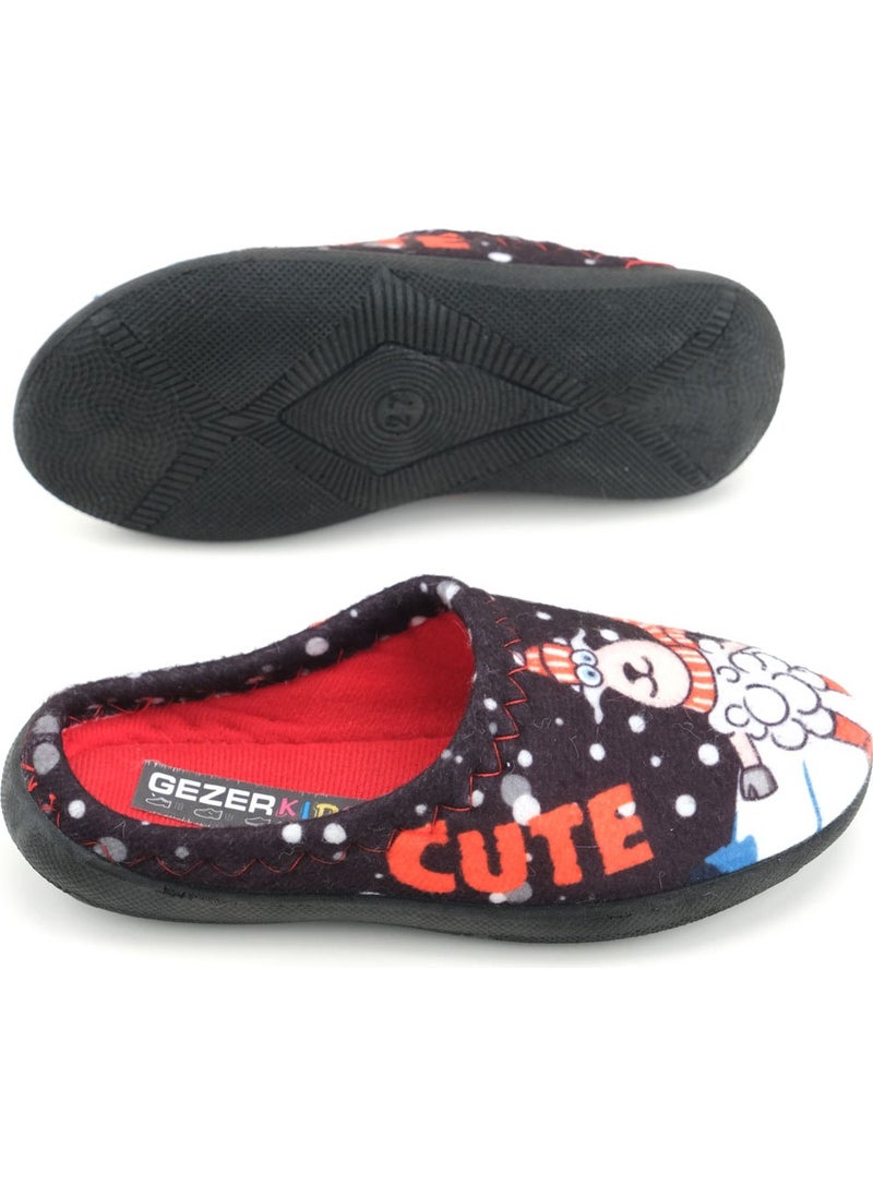 Boy Winter Comfortable Sole Home Garden Gondola Slippers