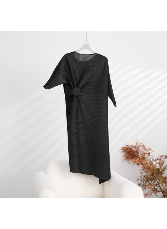 Pleated Dress Summer High-end Shenzhen Nanyou Explosions Women's Loose Plus Size Irregular Slimming Long Skirt