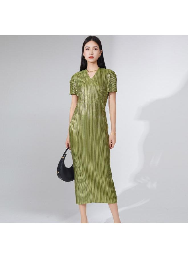 Metal Texture Bottoming Skirt South Oil High-end Women's Clothing New Dress Long High-end Sense