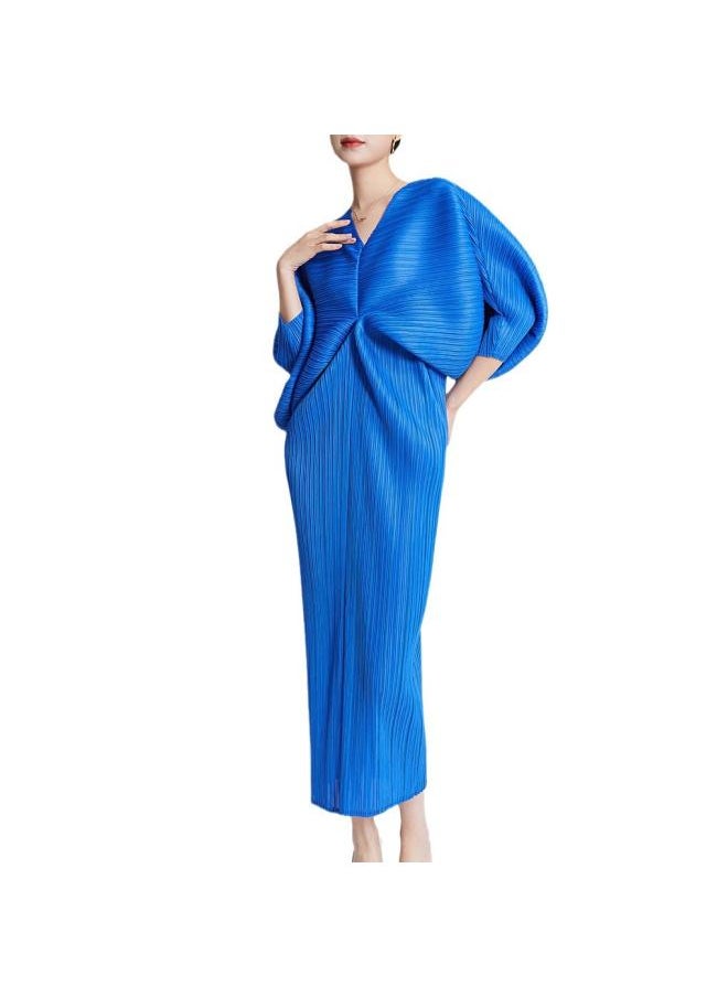Large Size Flesh Covering Skirt Summer Women's Dress High-end European And American Women's Loose One-step Dress Dress