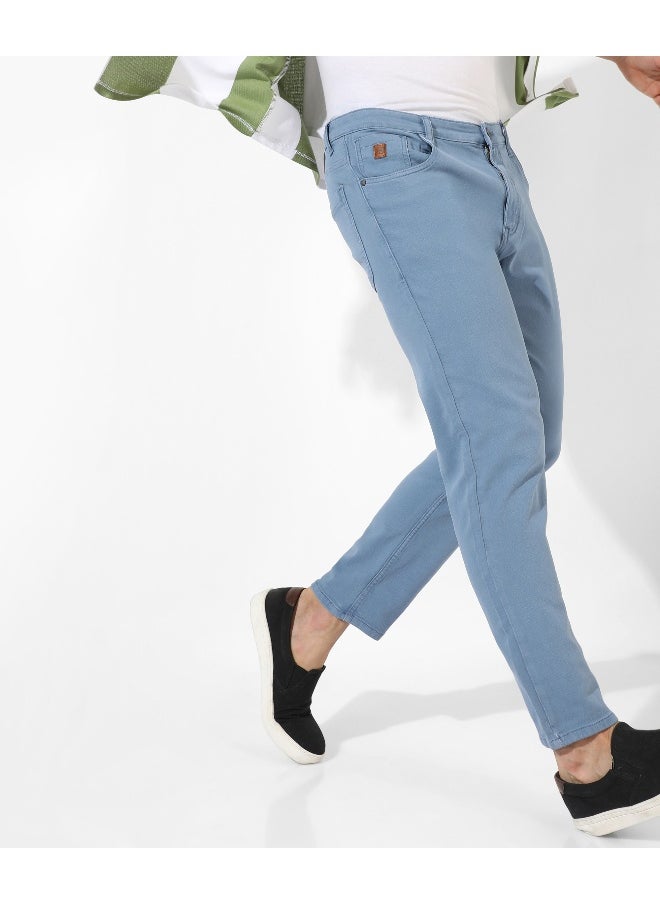 Men's Classic Blue Regular Fit Denim Jeans