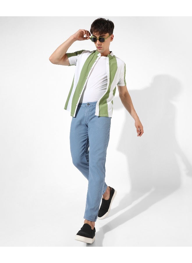 Men's Classic Blue Regular Fit Denim Jeans