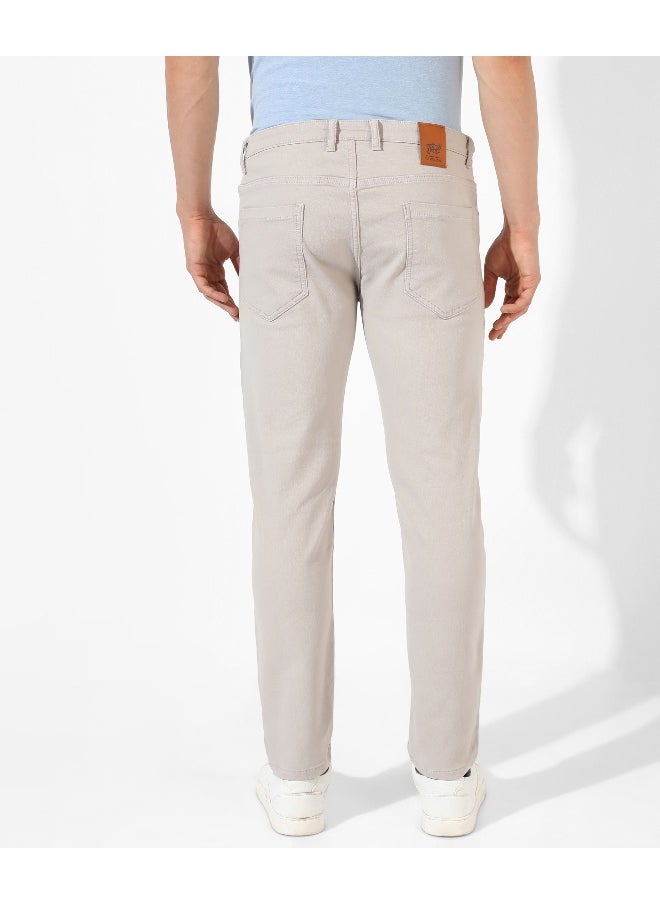 Men's Classic Grey Regular Fit Denim Jeans